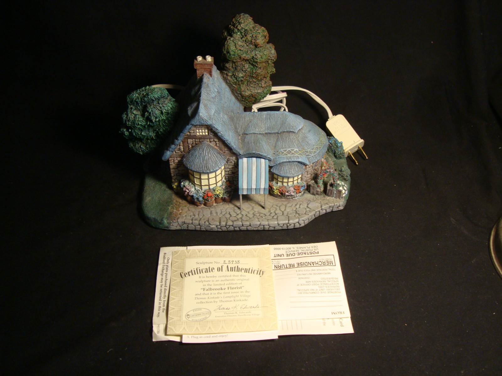 Hawthorne Village Thomas Kinkade Fall Brooke Florist