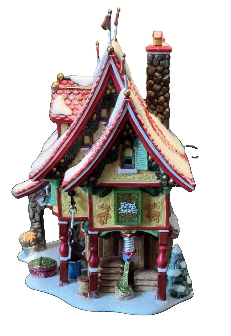 Department 56 Reindeer Flying Feed Store North Pole Series #799919