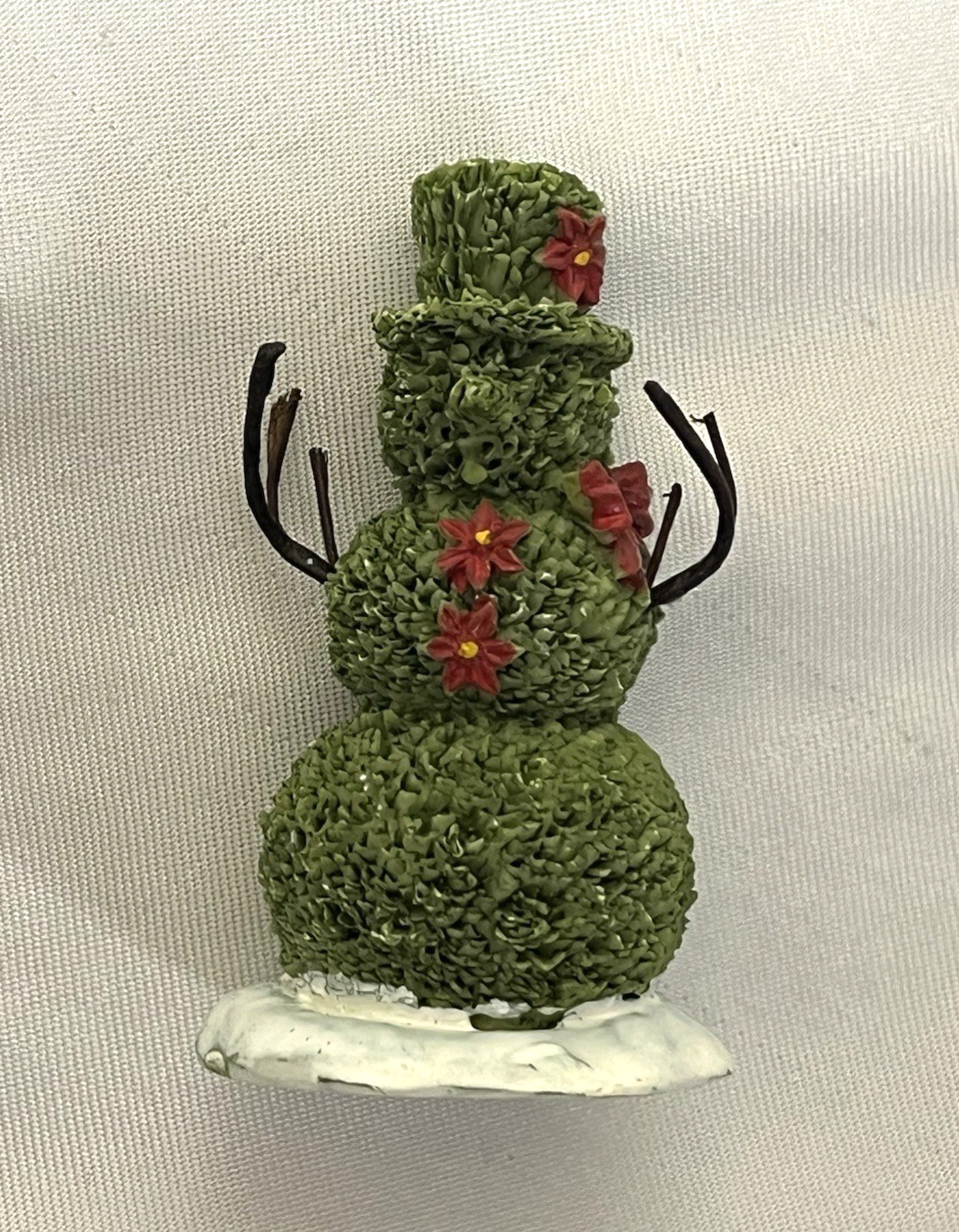 Lemax 2006 Snowman Topiary Retired Christmas Village Garden Figure #64450