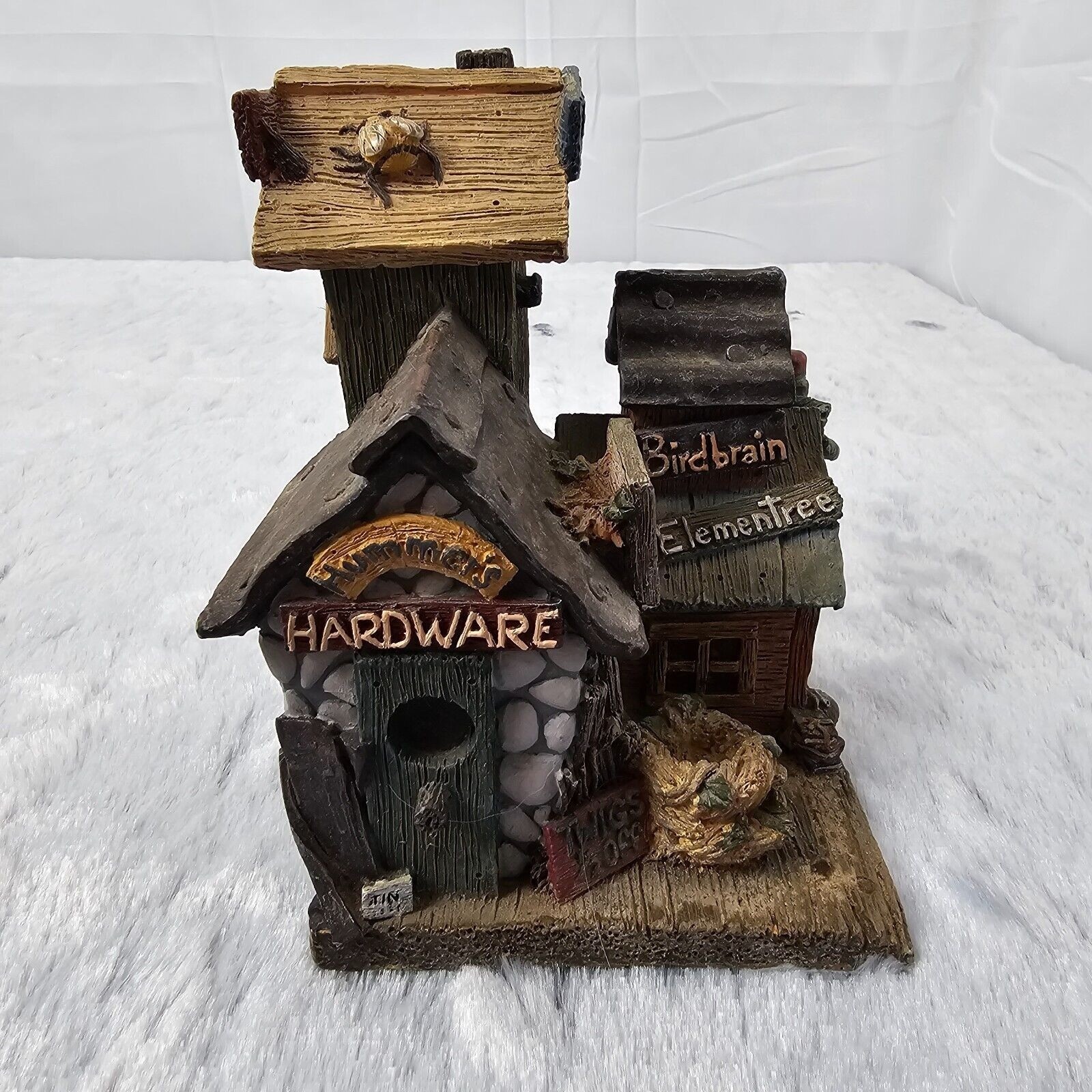 Boyds Bears Cottages Set of 2 4.5×7 Magpie Market Garden Shop Motel Hardware