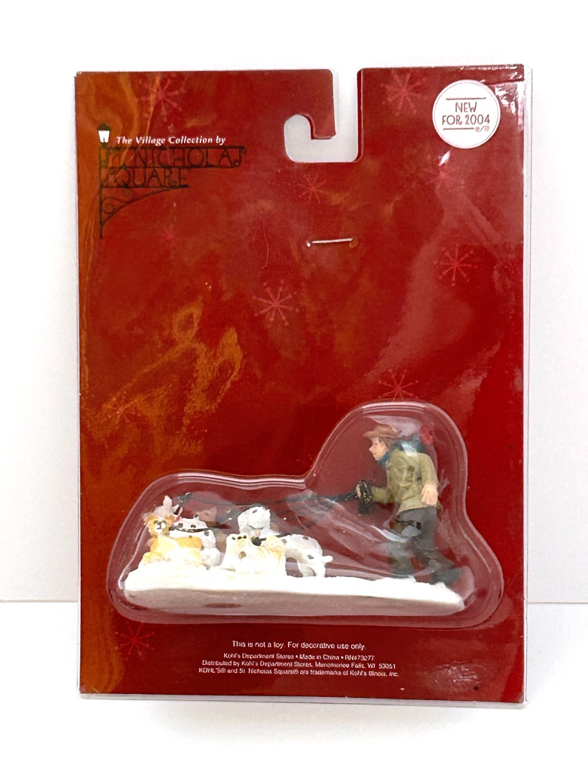 St. Nicholas Square Village City Dog Walker & Cats and Dogs New Sealed Figures