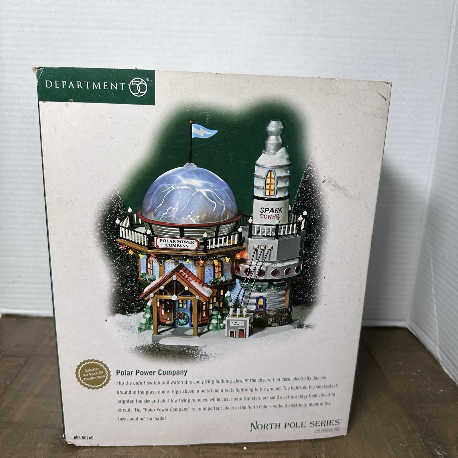 Department 56 North Pole Series Polar Power Company NOT TESTED , See Pic/desc.