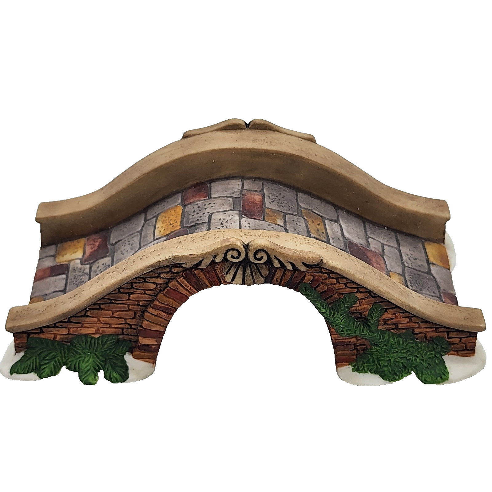 Holiday Time BRIDGE O’Well Novelty 7″L x 2.5″H porcelain Victorian
