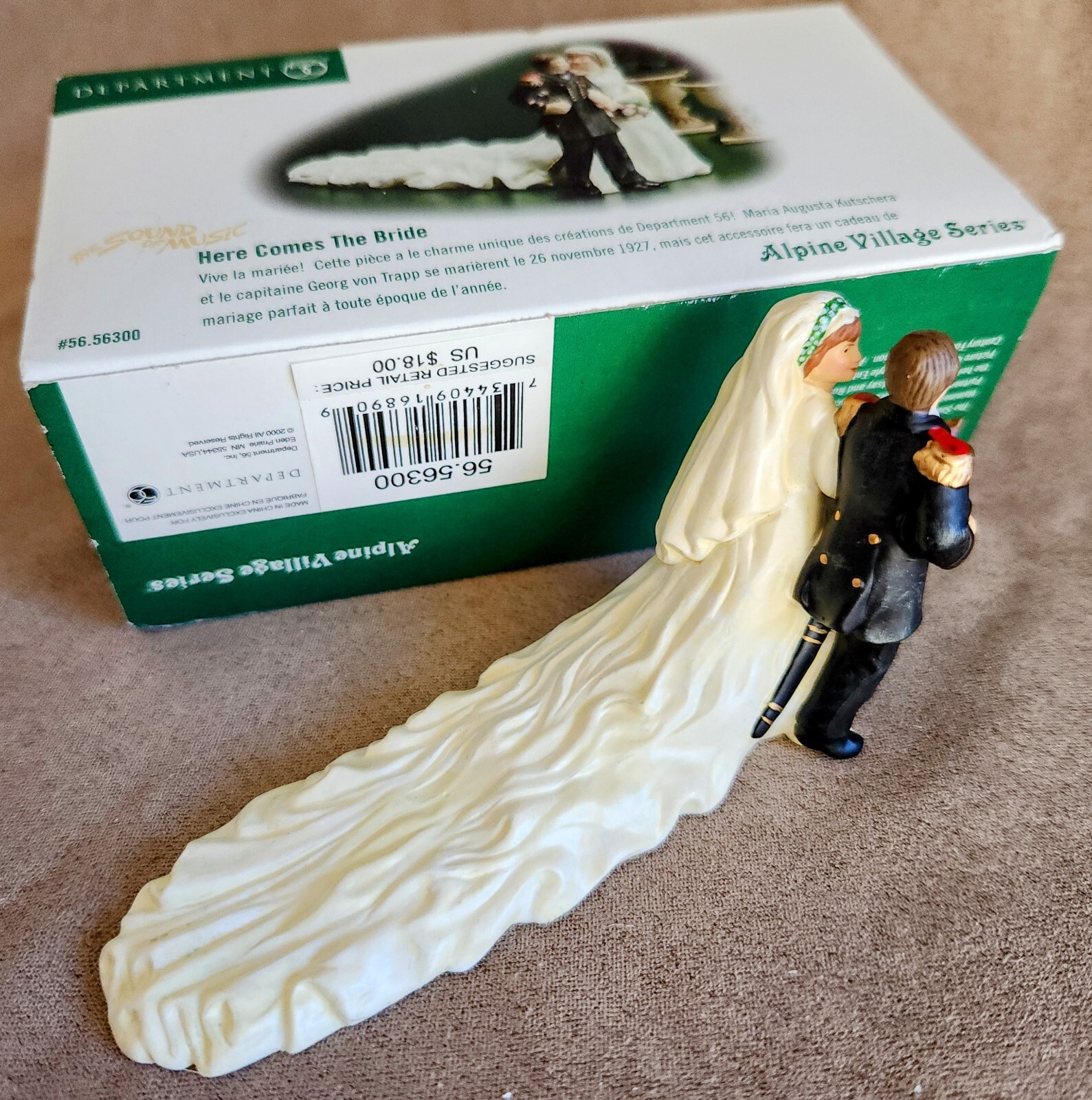 Here Comes The Bride #56300 Sound Of Music Dept56 Alpine Village-BUYER GUARANTEE
