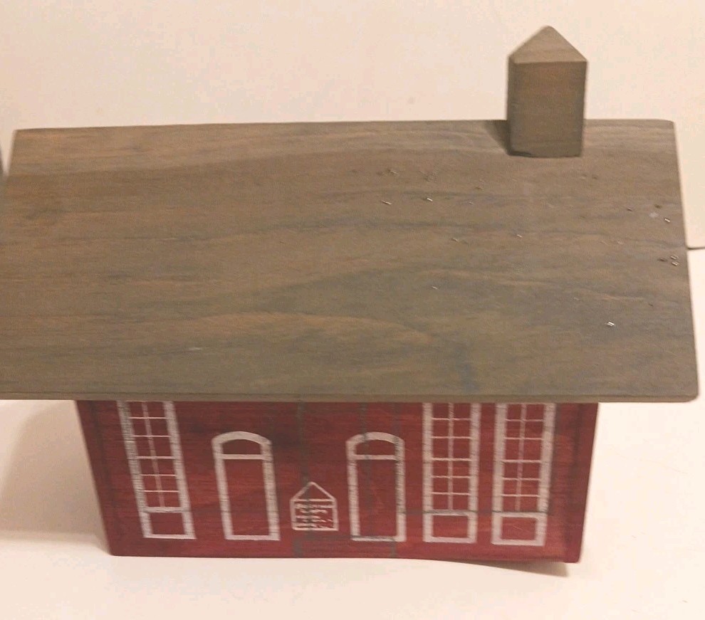 10 Pc Vtg Kittery Graphics Boxville 6″ Little Box Country Village Trinket Boxes