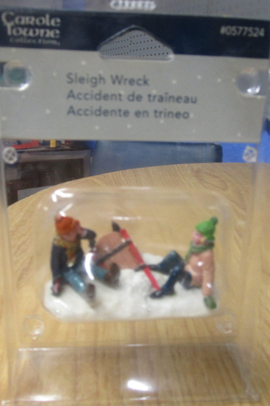 Sleigh Wreck Scene from Carole Towne series by Lexax