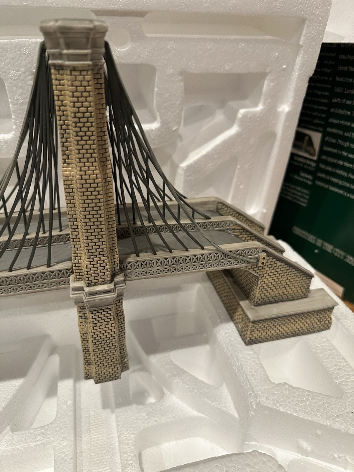 Dept 56 Brooklyn Bridge Historical Landmark Series 59247 Christmas City Village