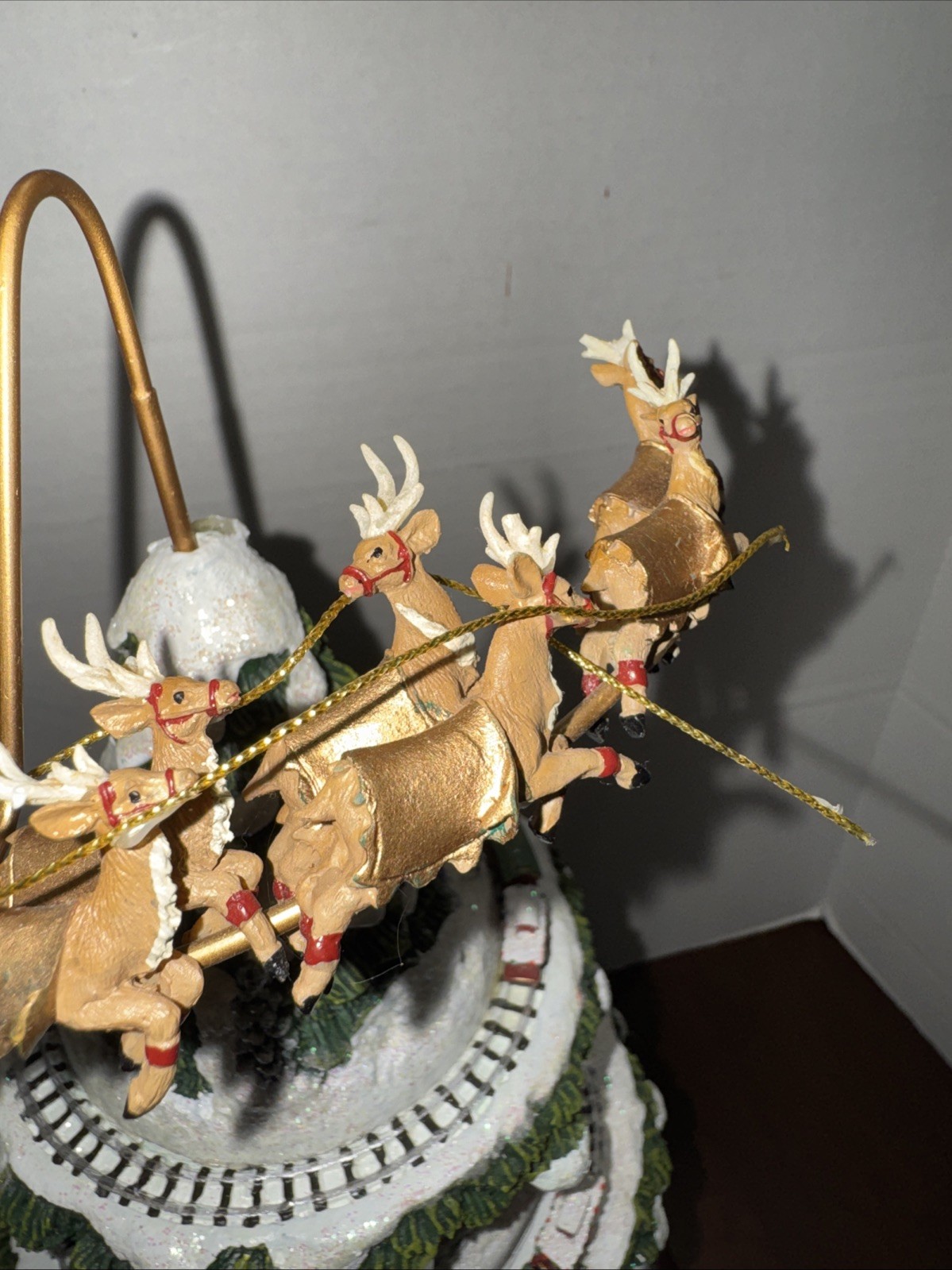 Thomas Kinkade Wonderland Express Animated Tabletop Christmas Tree WORKS Video