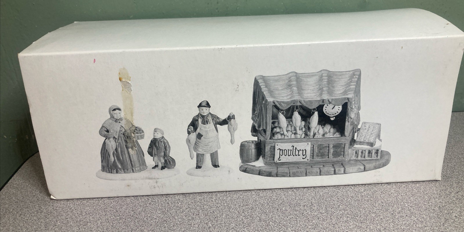 Dept 56 Heritage Village “Poultry Market” Set of 3 Birds #55590 Vintage