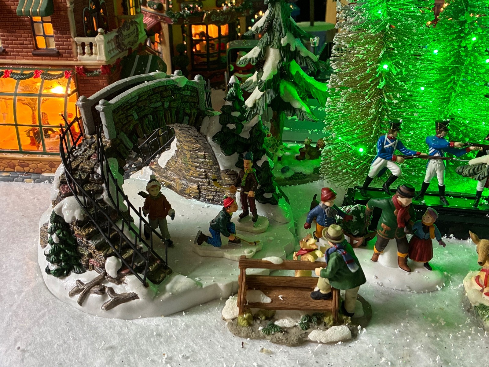 CHRISTMAS VILLAGE OWN CREATED IT