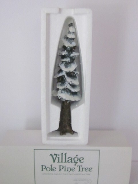 DEPT. 56 VILLAGE 10 1/2″ POLE PINE TREE #55298 NEW IN BOX
