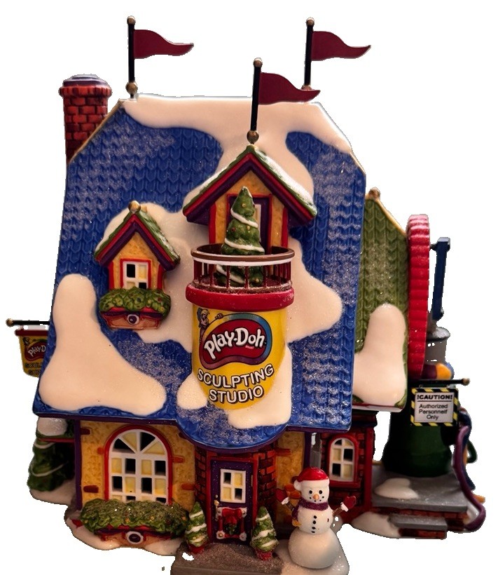 Department 56 North Pole Series Play Doh Sculpting Studio 56746