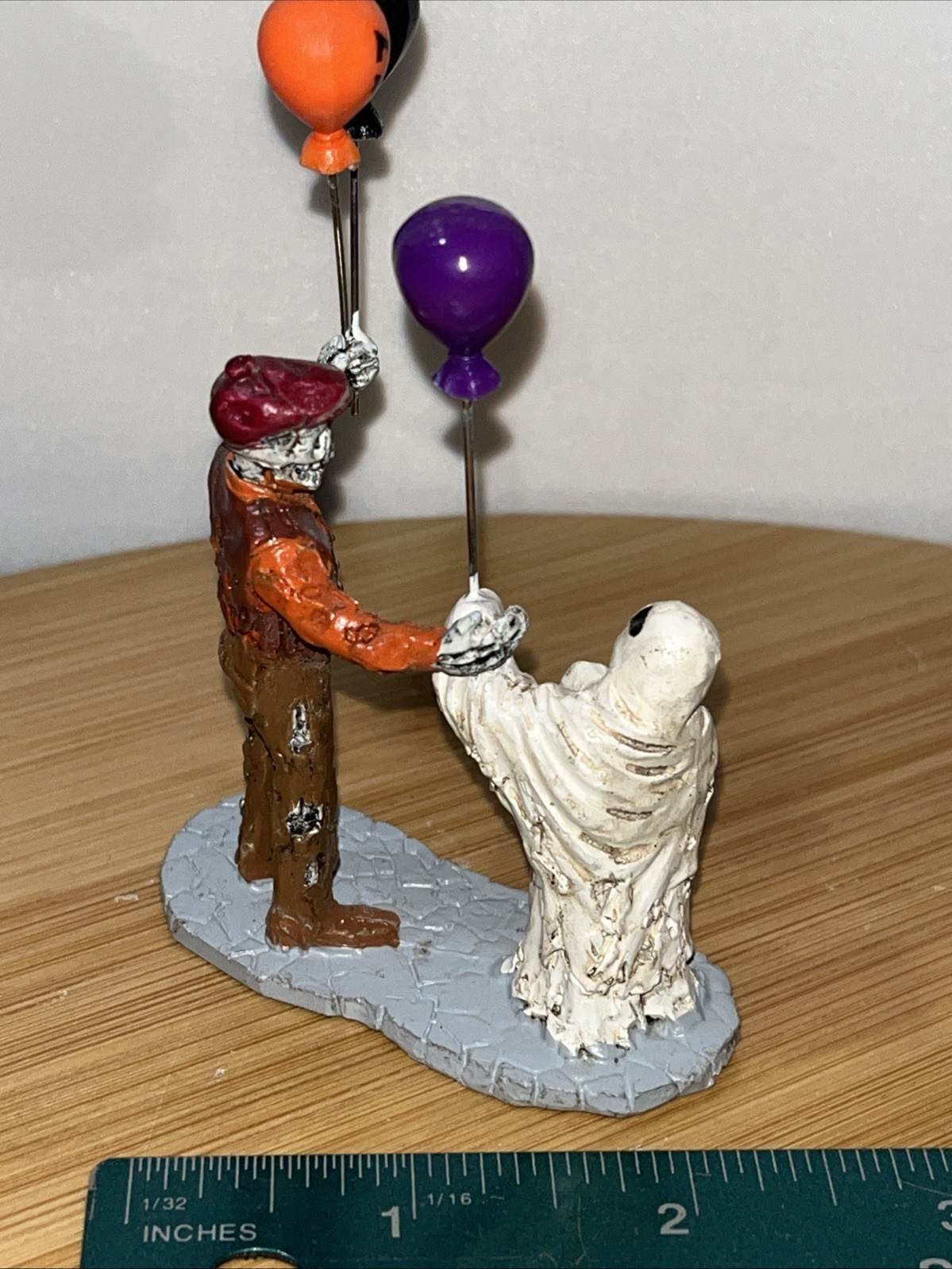 BOOLLOON Balloon SELLER Zombie Ghost LEMAX SPOOKY TOWN Halloween Retired 02800