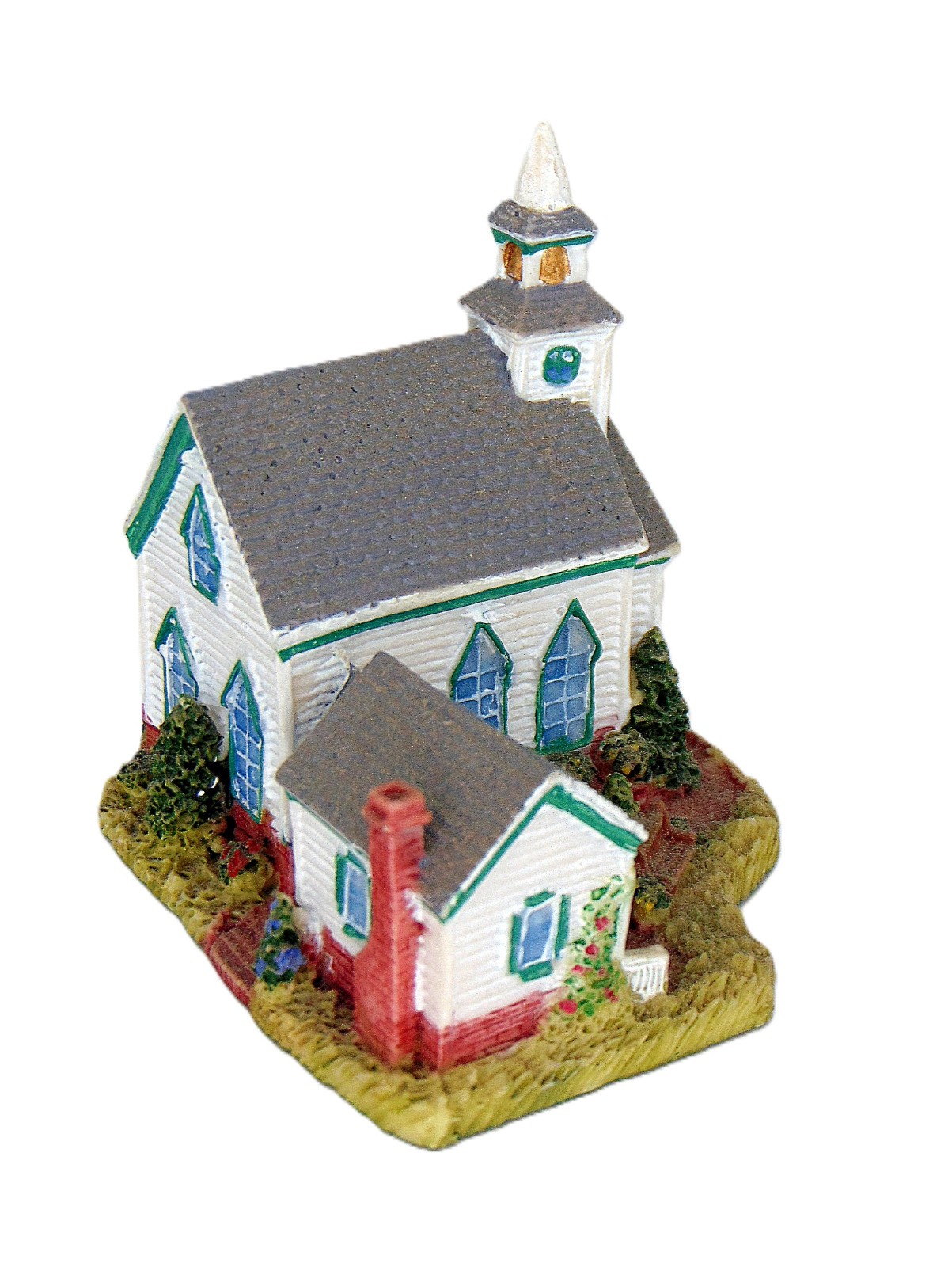 AMERICANA COLLECTION PIONEER’S CHURCH OF LIBERTY FALLS CERAMIC HOUSE BOX