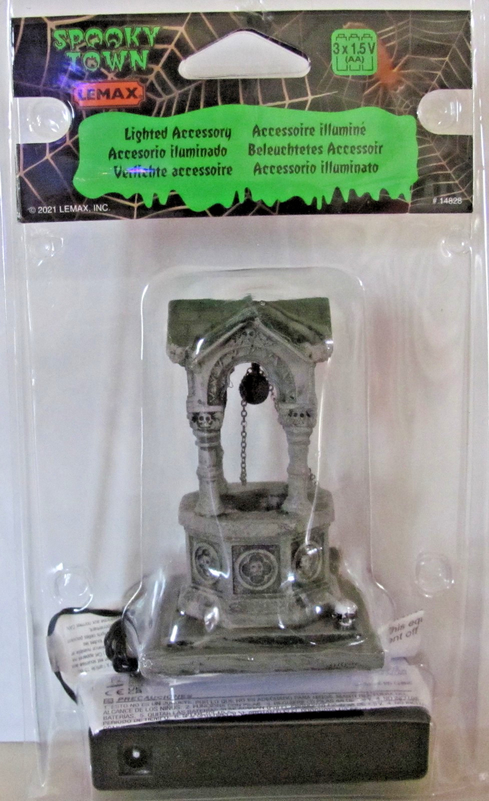 Lemax Spooky Town Lighted Accessory – Gothic Well #14828