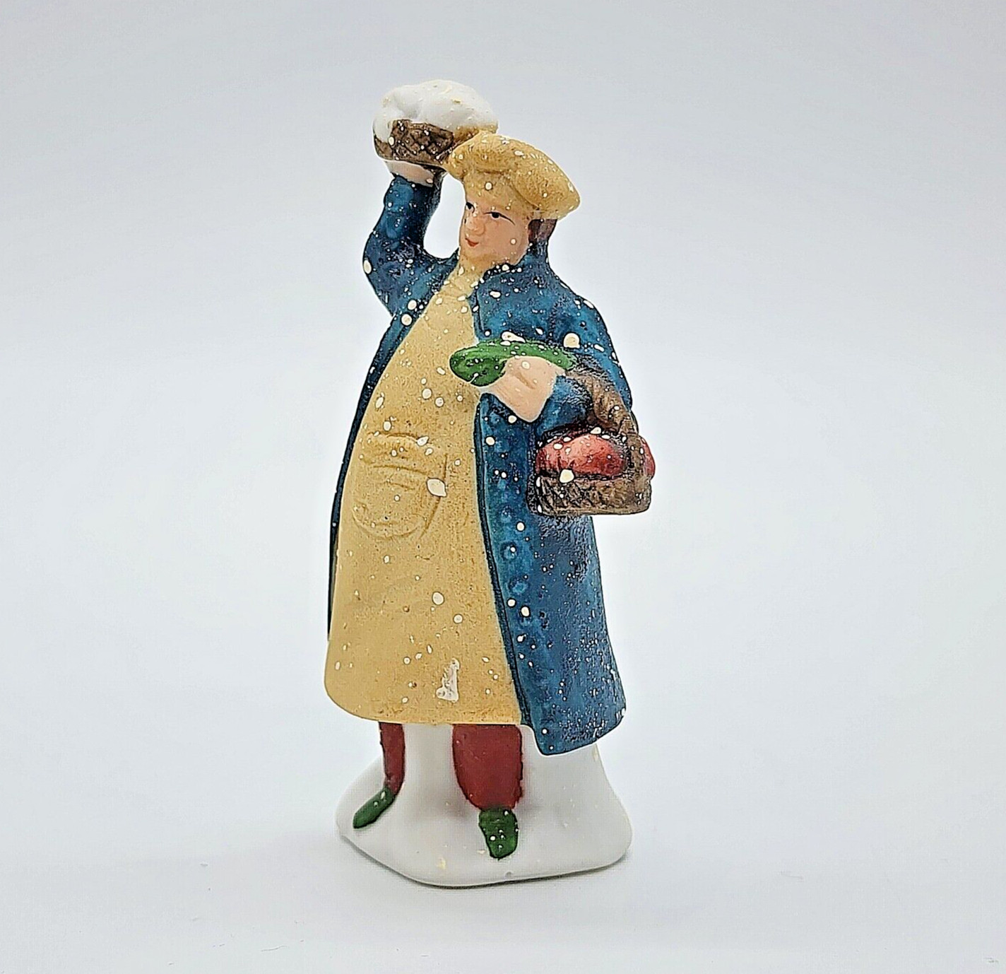 Dept 56 Village SHOPKEEPERS 59668 set of 4 handpainted porcelain retired Taiwan