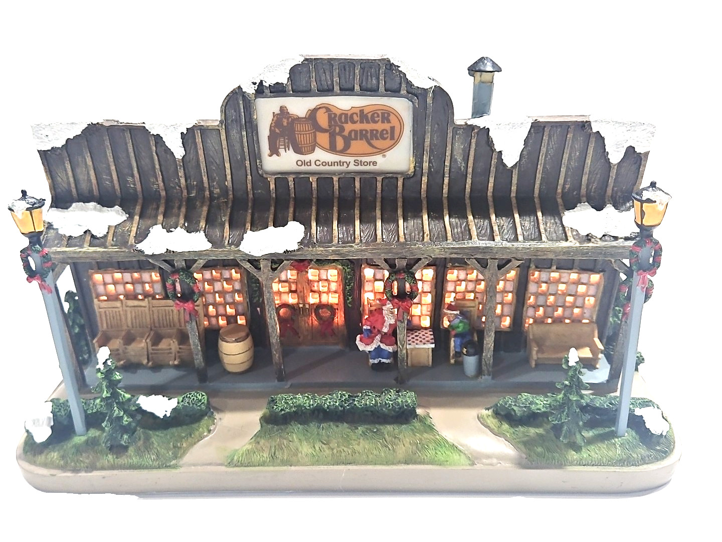 Vintage 2005 Cracker Barrel Old Country Store Christmas Village Replica with Box