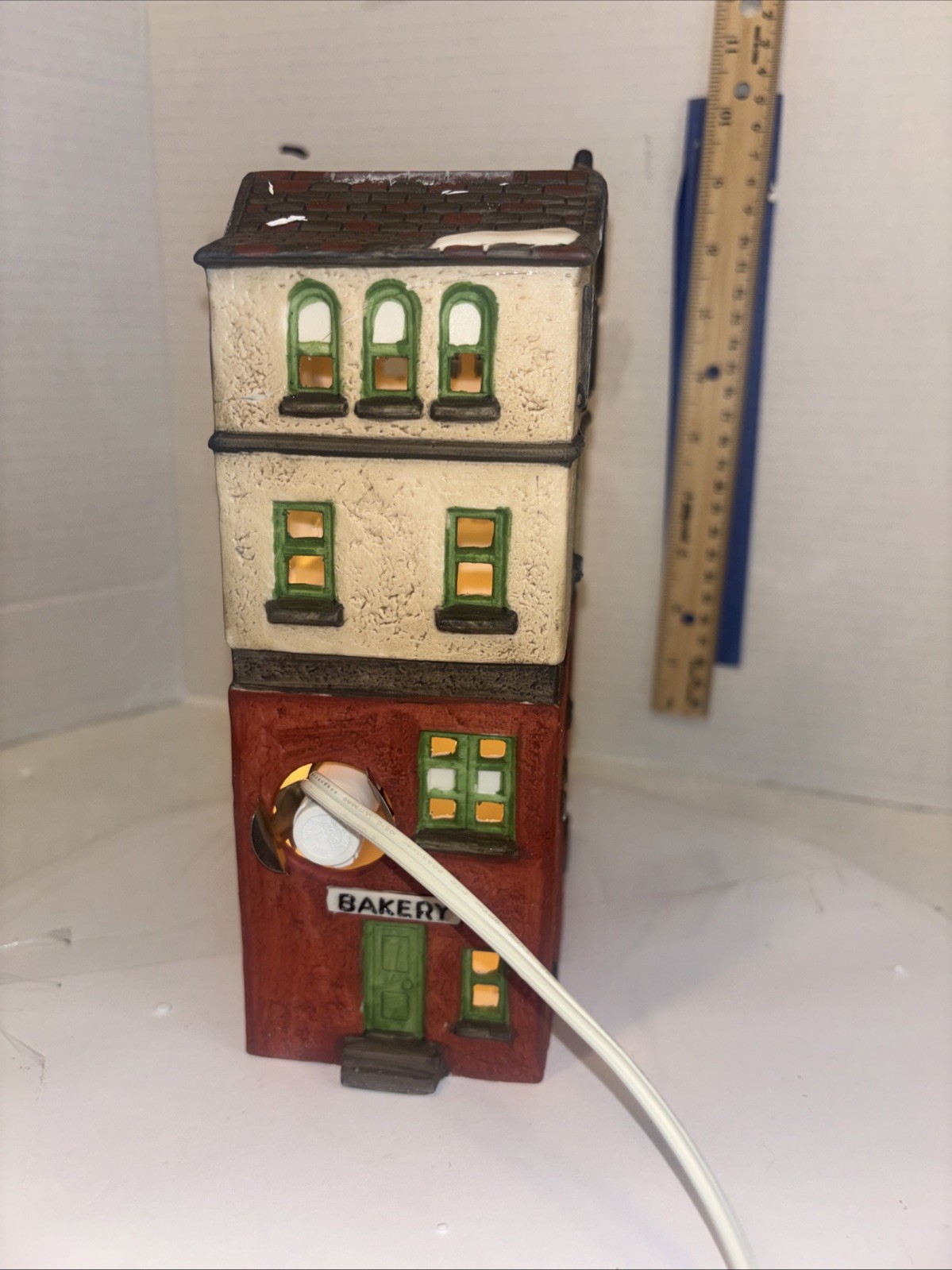 Dept 56 Christmas In The City Bakery Pastries Cakes Bread 6512-9 ’87 #2!