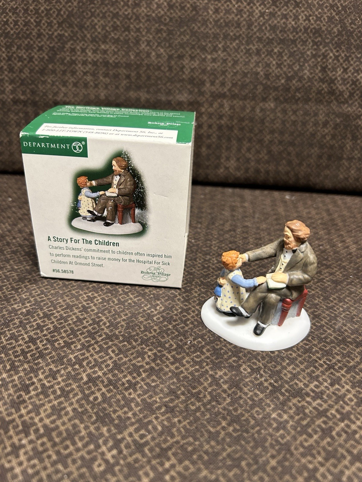 Dept 56 Heritage Dickens’ Village Series A STORY FOR THE CHILDREN #58578