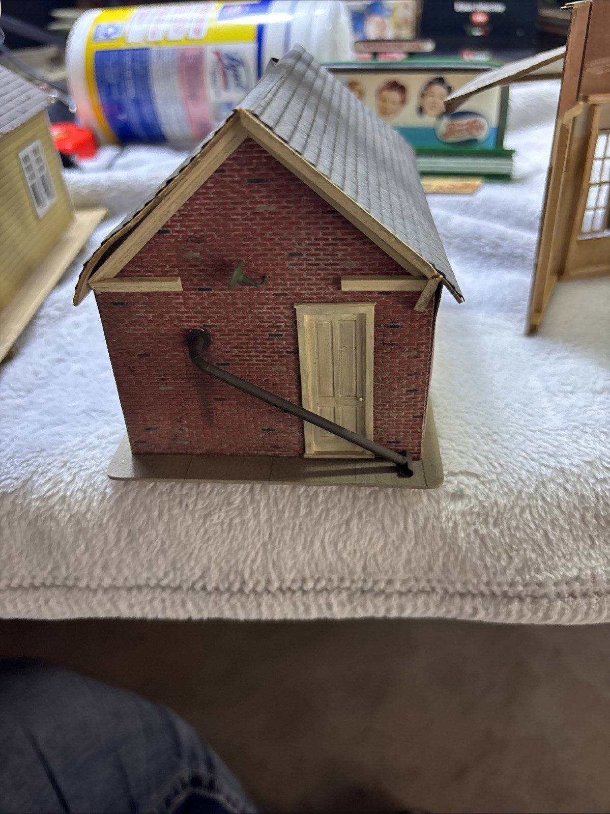 Vintage Town House Post Office And Shops For Little Villages