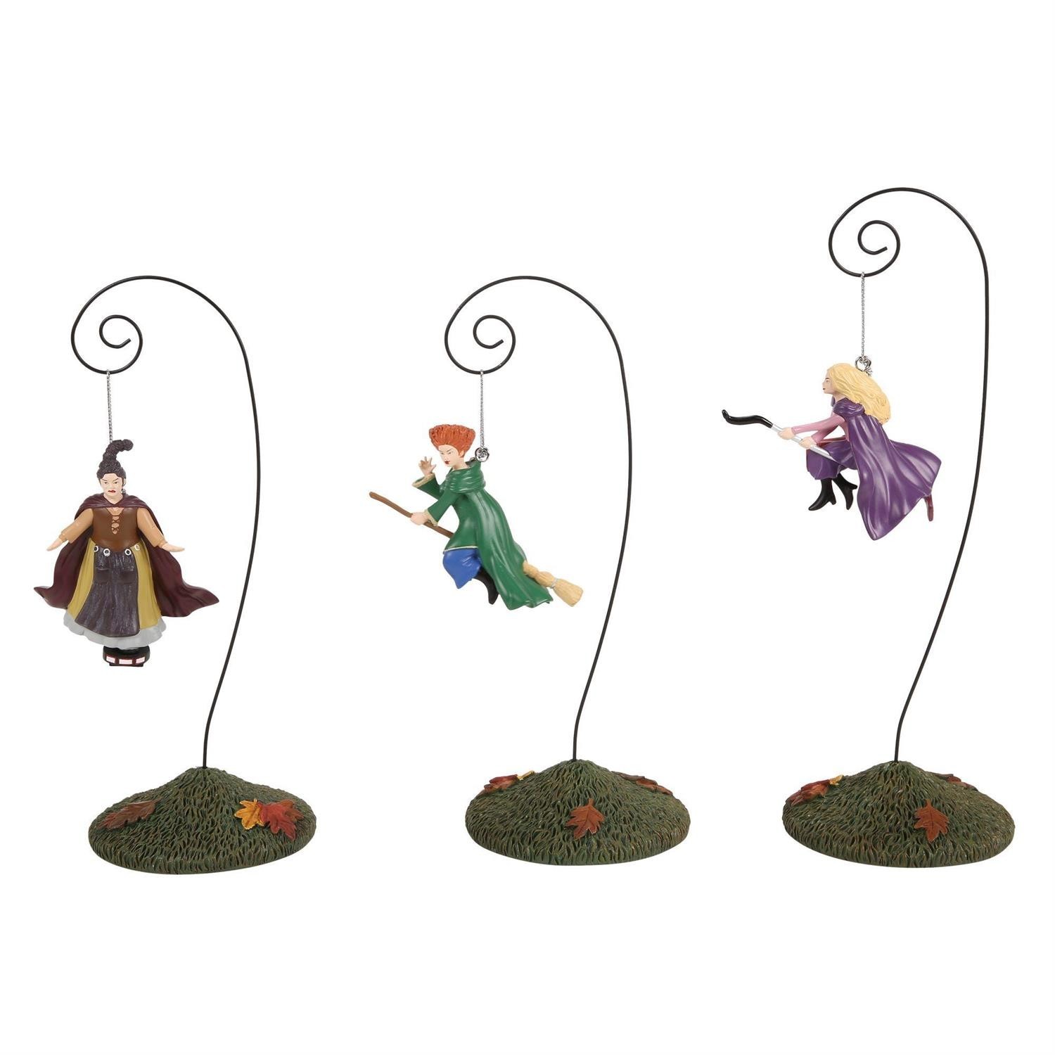 Dept 56 ON MODERN BROOMS SET OF 3 Disney Hocus Pocus 6018471 BRAND NEW 2026