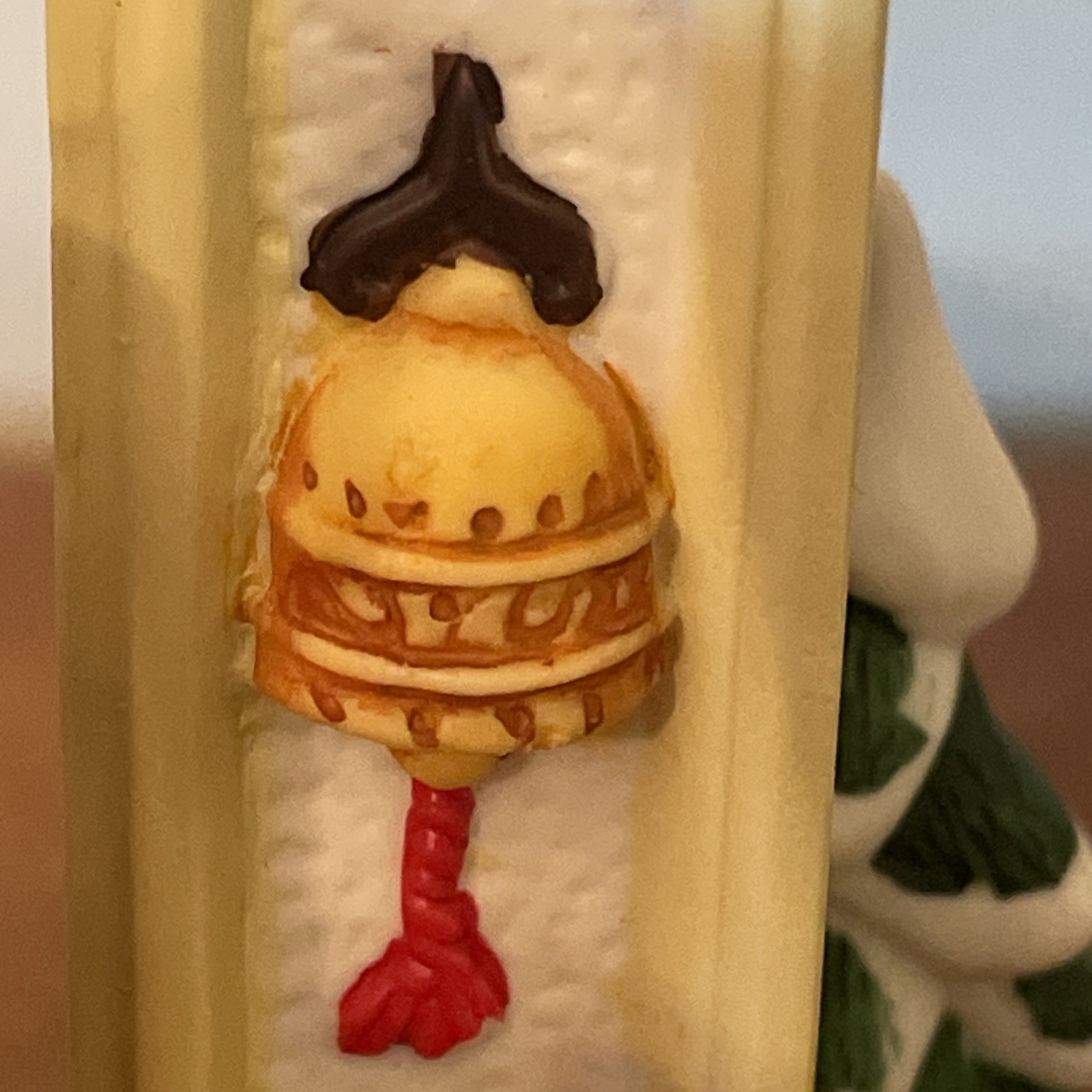 Dept 56 Merry Makers Heavenly Bakery Decorated Front Door 1990s 7” X 5” X 3”