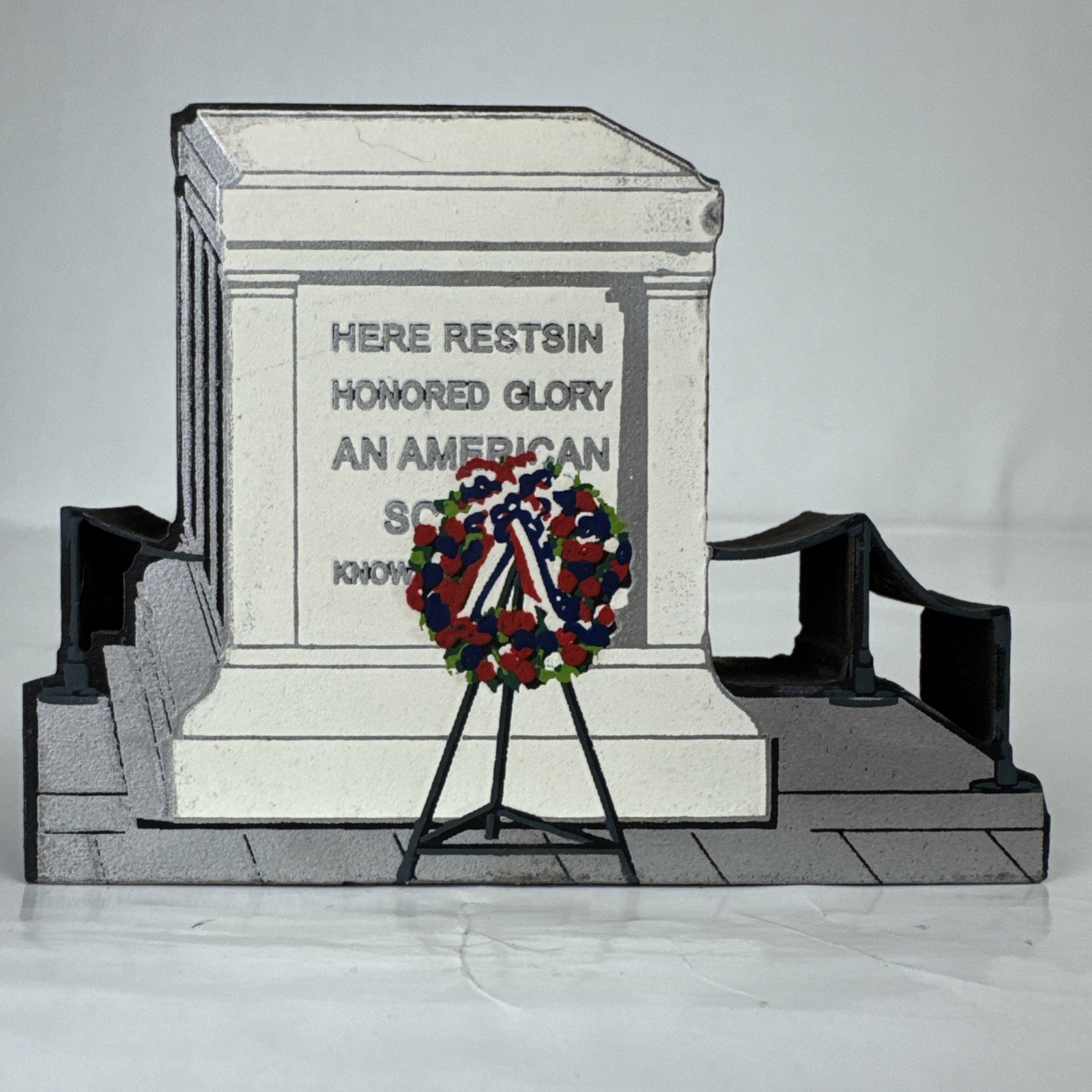 Tomb of the Unknowns Wood Shelf Decor 2010 USA MADE Arlington Virginia