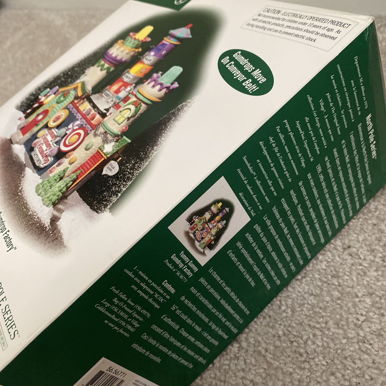 Dept. 56 North Pole Series Yummy Gummy Gumdrop Factory 56.56771 – New!