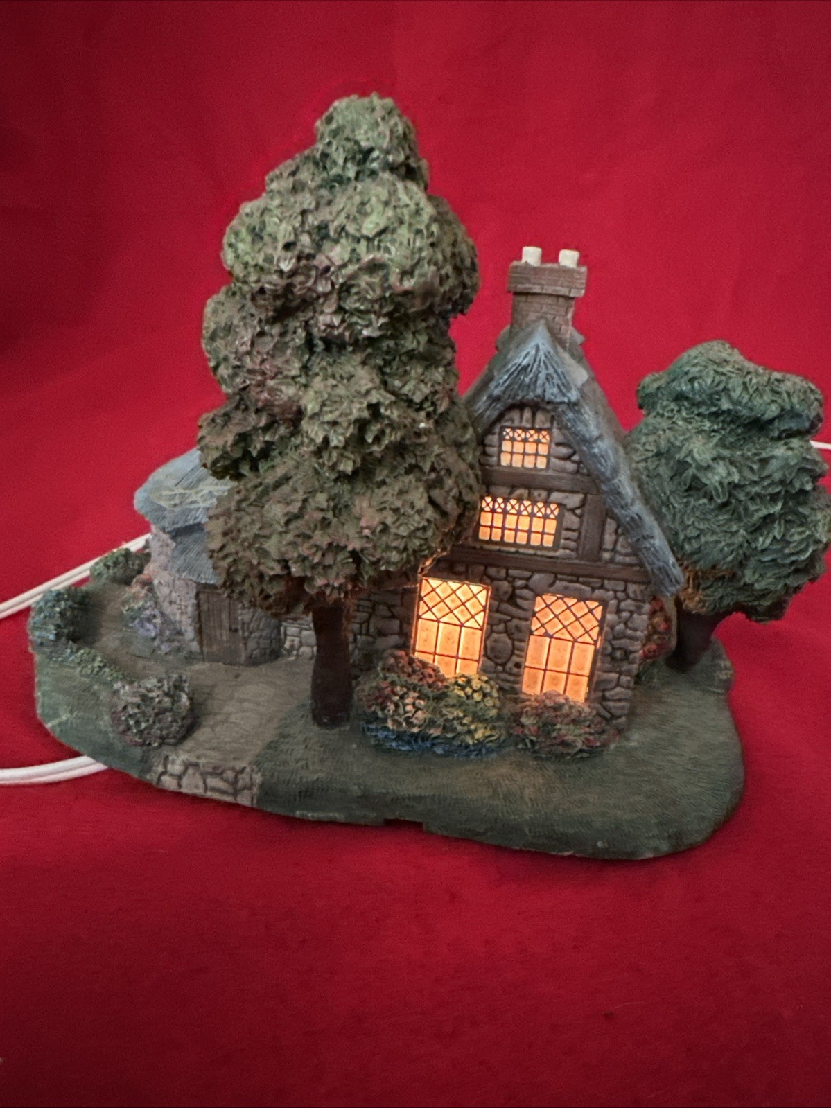 Thomas Kinkade Falbrooke Florist Lamplight Village Collection EUC Light Works!