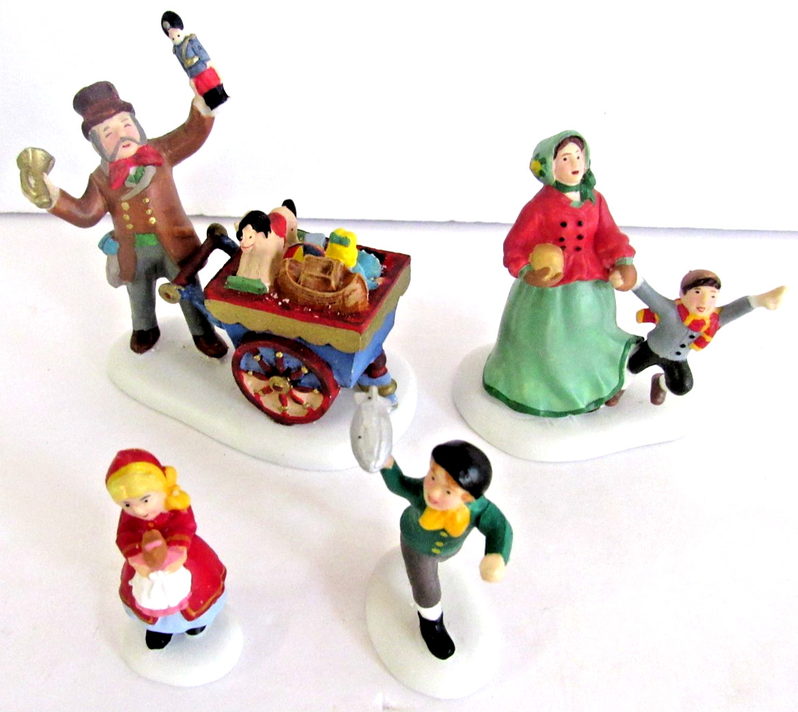 DEPT 56 “TEGAN’S ACCESSORY SET” (SET OF 4) ~(2013)~ **DICKENS’ VILLAGE** RARE !!