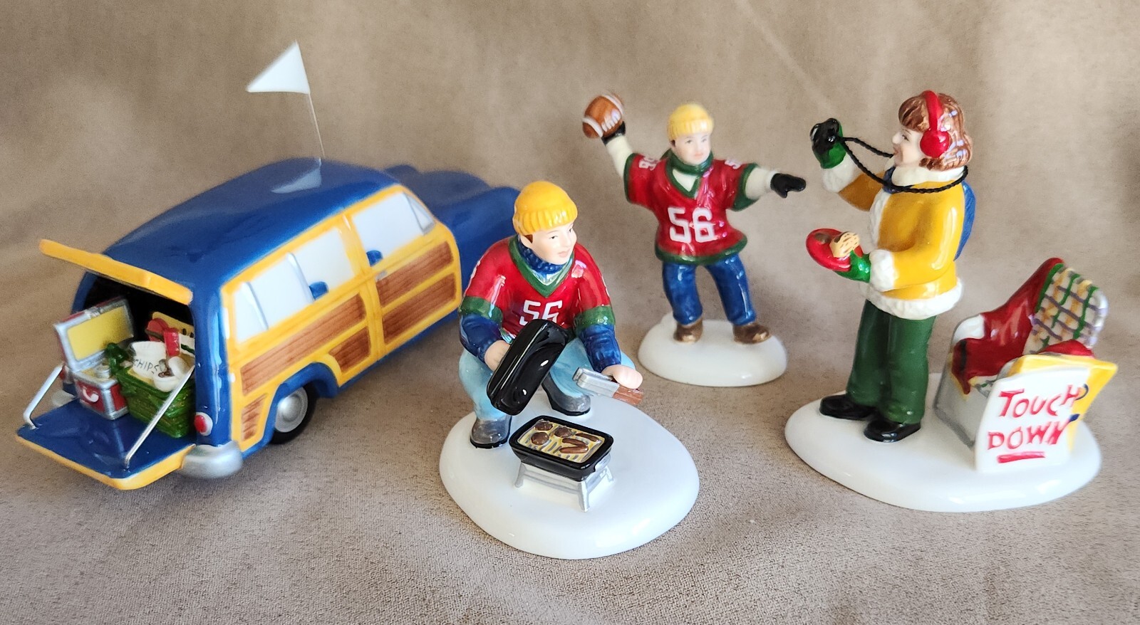 Before The Big Game Football Tailgate #55019 Snow Vilag Dept 56 -BUYER GUARANTEE