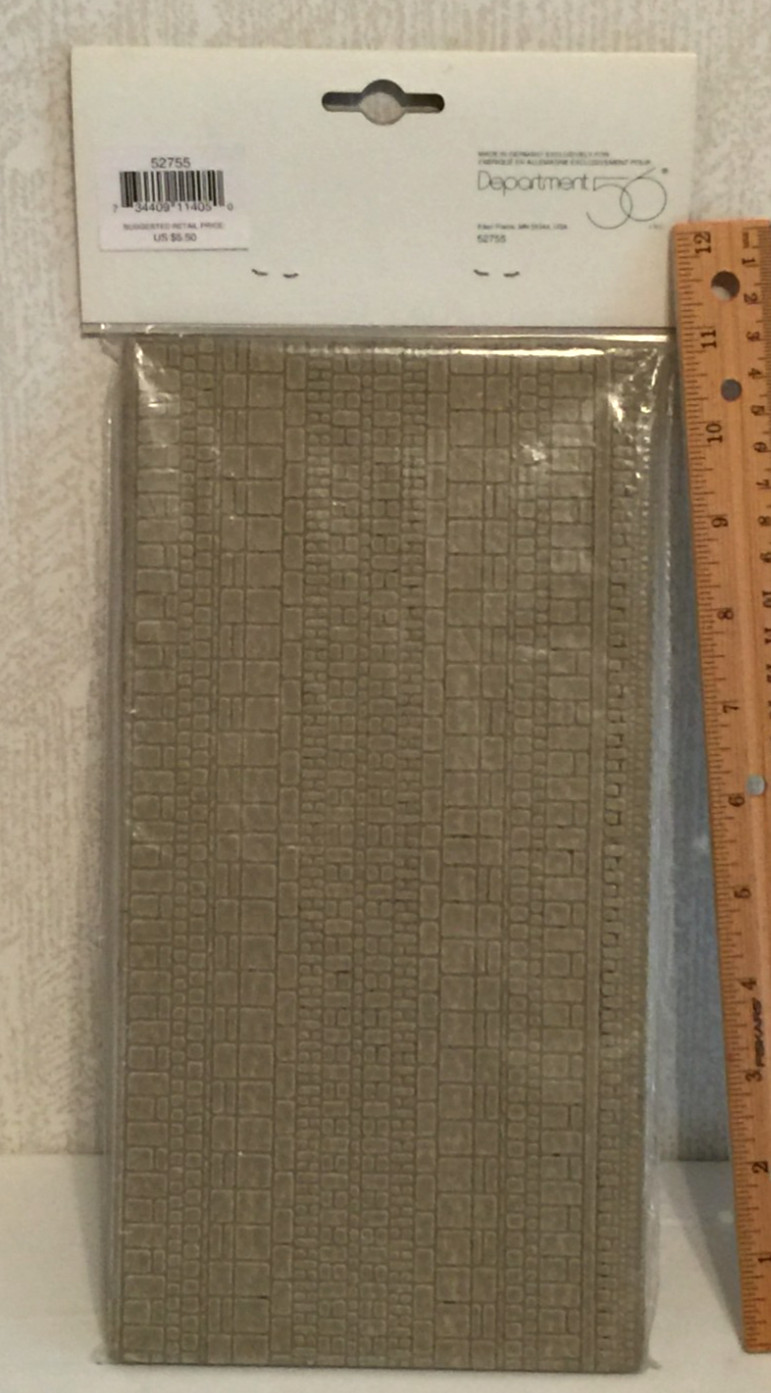 Dept. 56 Village – Gray Cobblestone CAP STONES – NEW (D70)