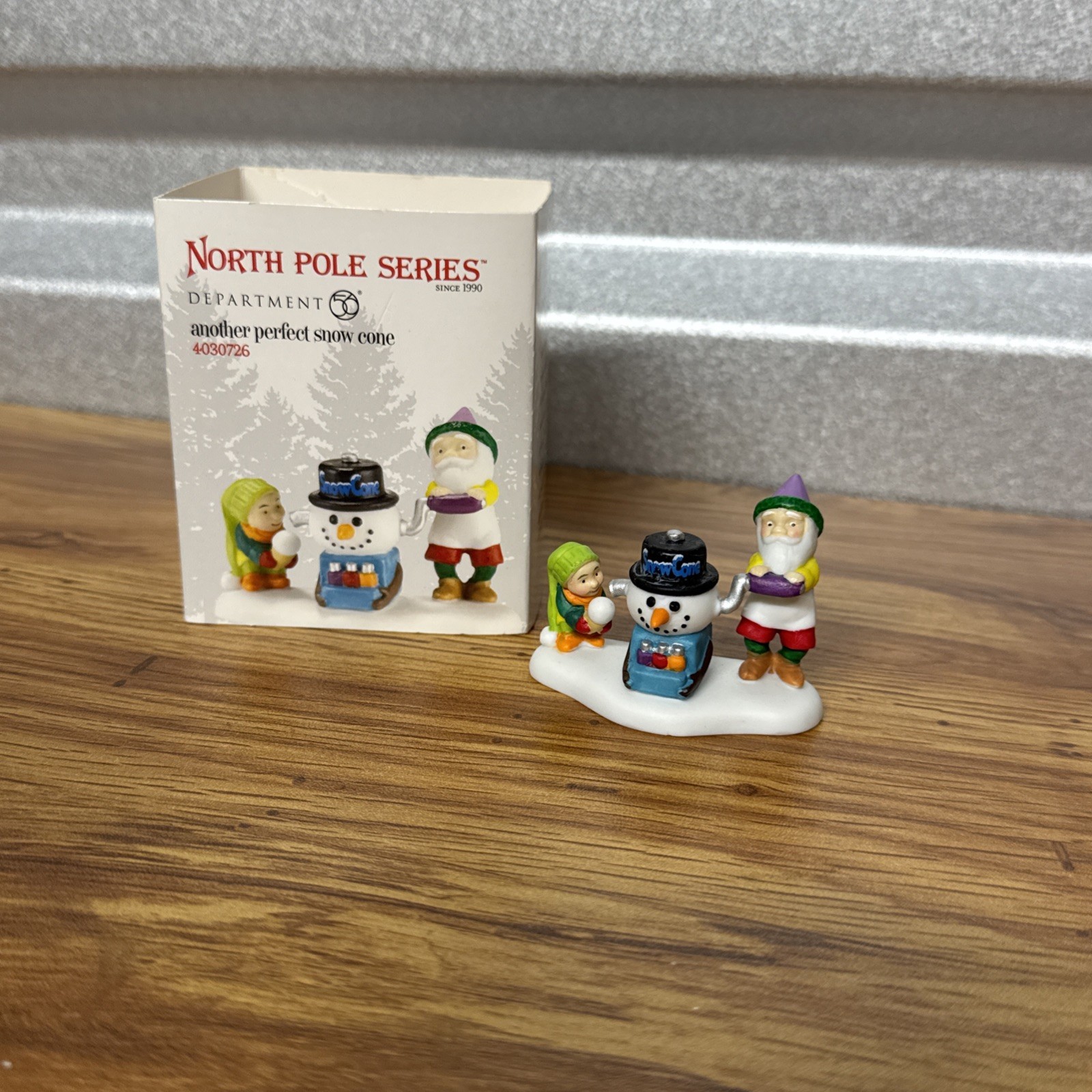 Department 56 North Pole Series “Another Perfect Snow Cone” #4030726 in Box