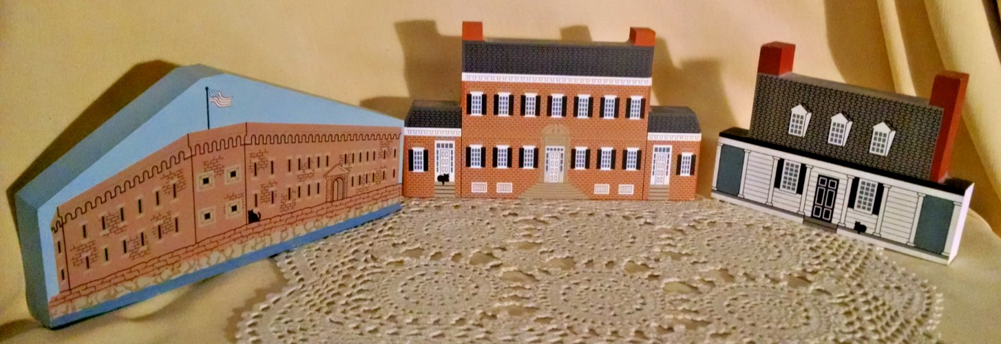 Civil War Shelf Sitters Cat’s Meow Faline Fort Sumter SC Chatham Appomattox VA