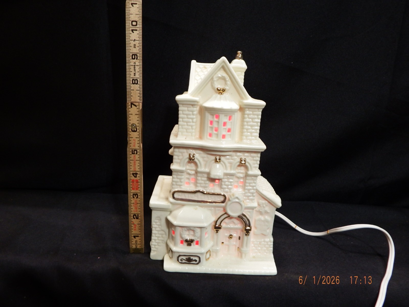 Timeless Inspirations Radiance Collection 9″ Christmas Village Church-C388