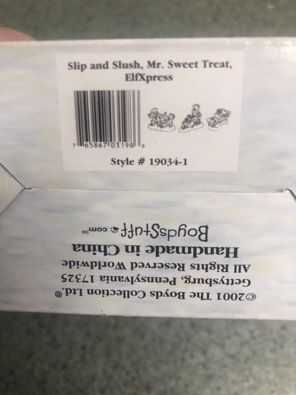 Boyds Wunnerful Village Slip and Slush Mr Sweet Treat ElfXpress