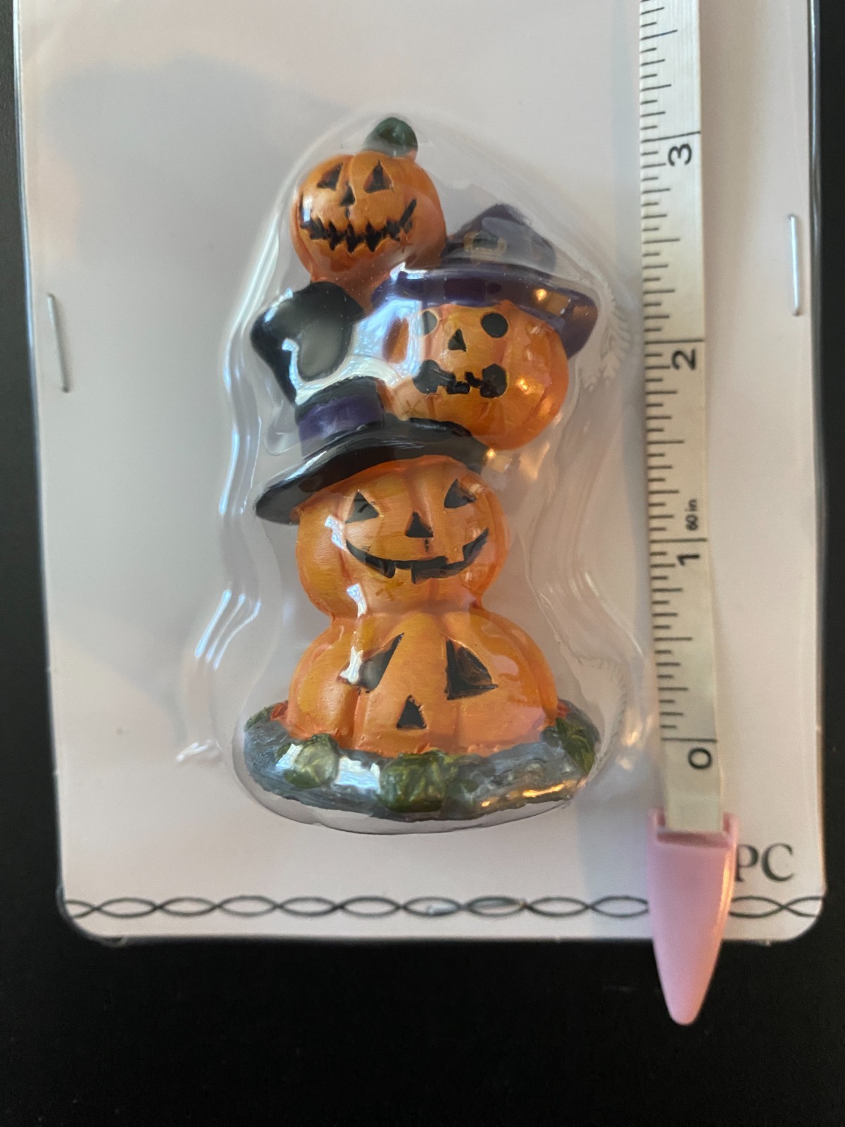 ASHLAND HALLOWEEN MINIATURES JACK-O-LANTERN STACK ~ NEW IN PKG 2025 PUMPKINS