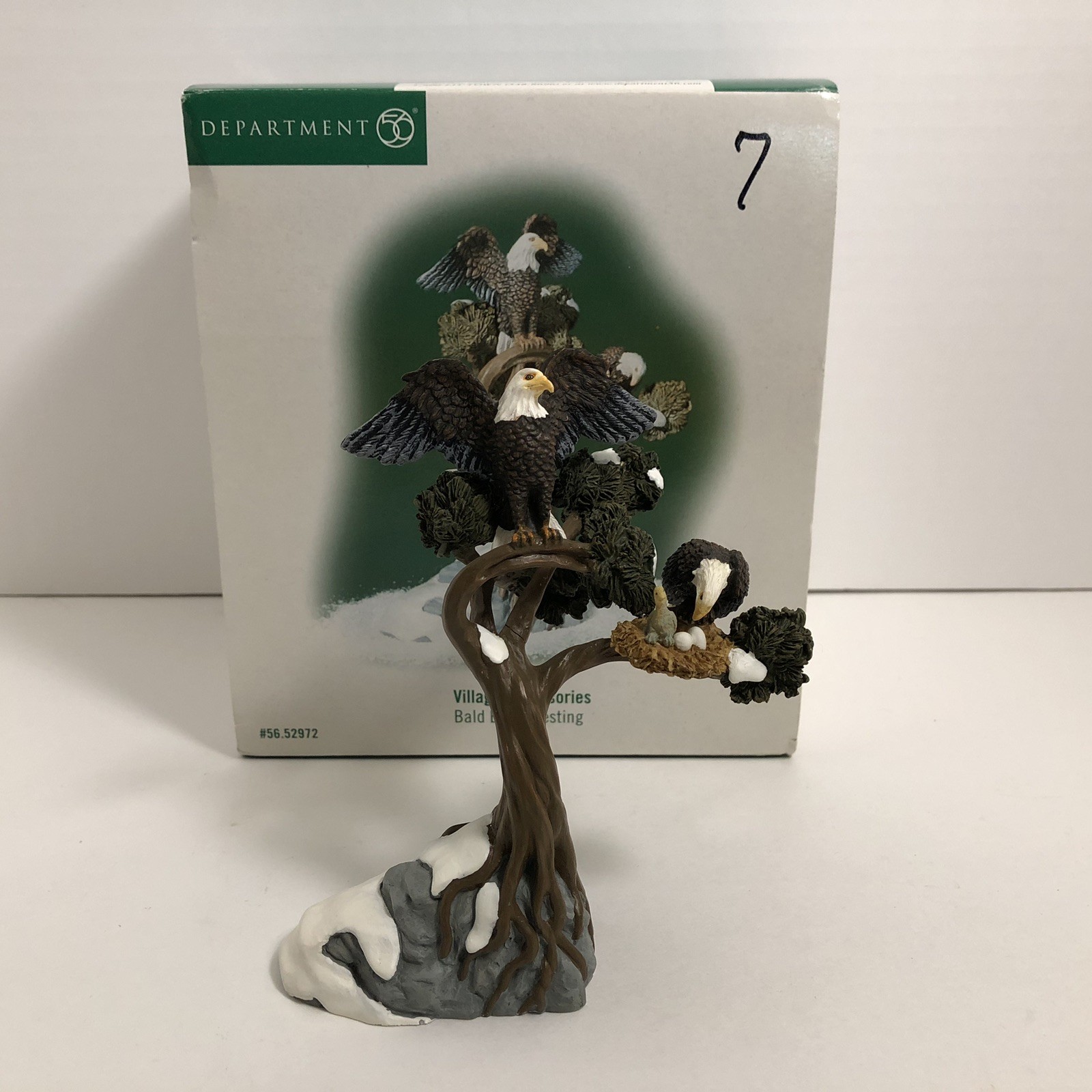 Department 56 Bald Eagle Nesting Village Accessories