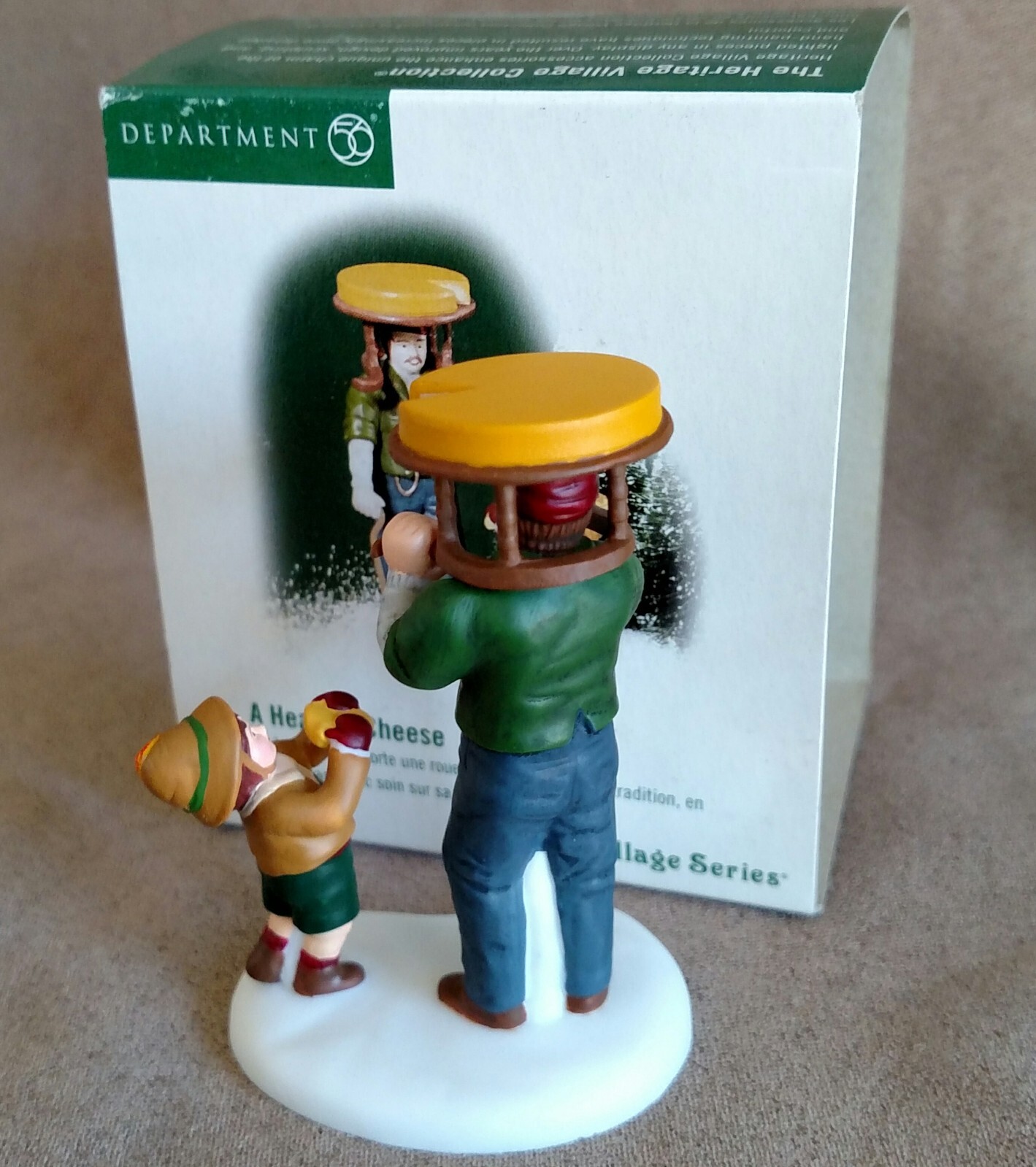 A Head Of Cheese #56305 Department 56 Alpine Village -BUYER GUARANTEE