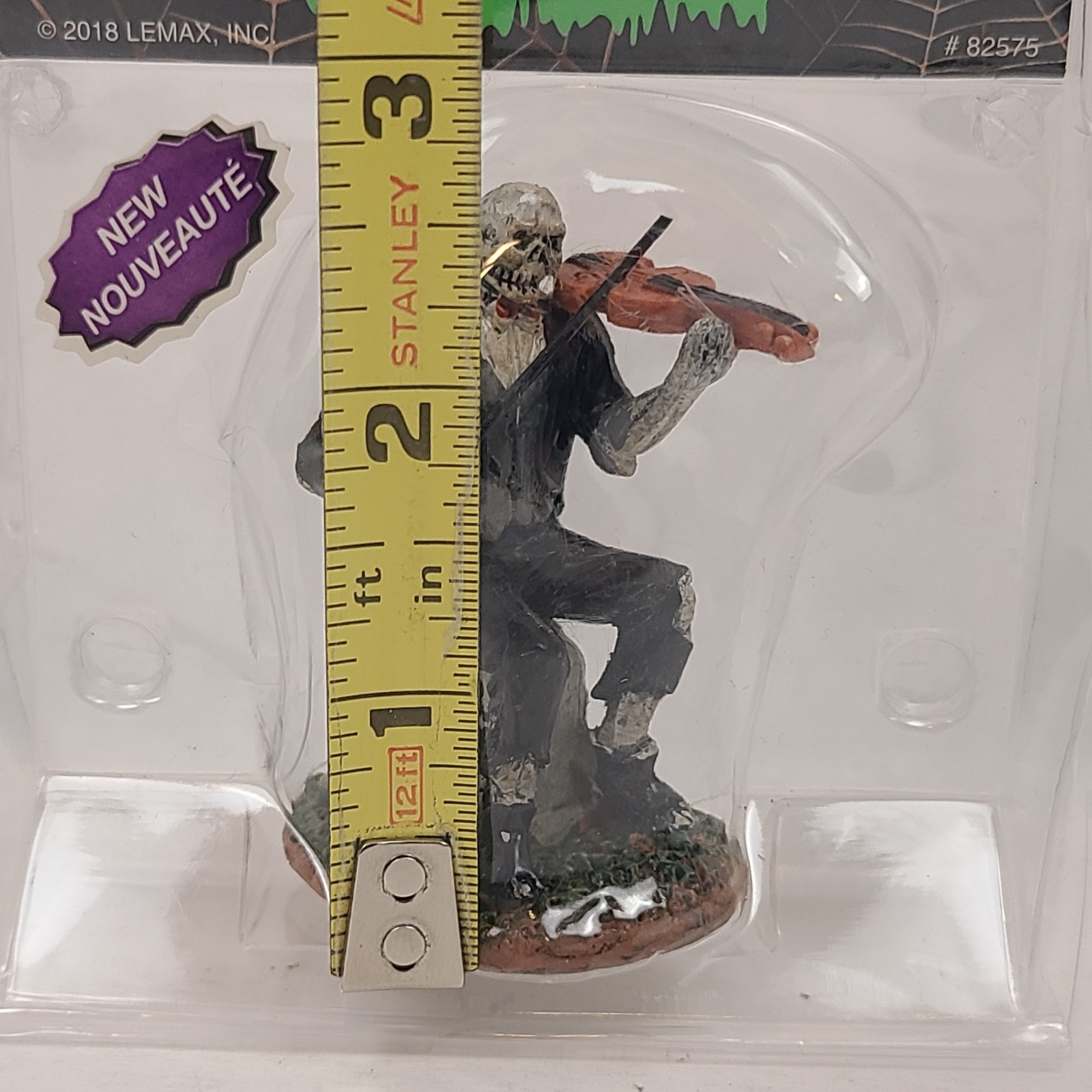 Lemax Spooky Town Serenading The Dead Violin Figurine 82575 Halloween Decor 2018