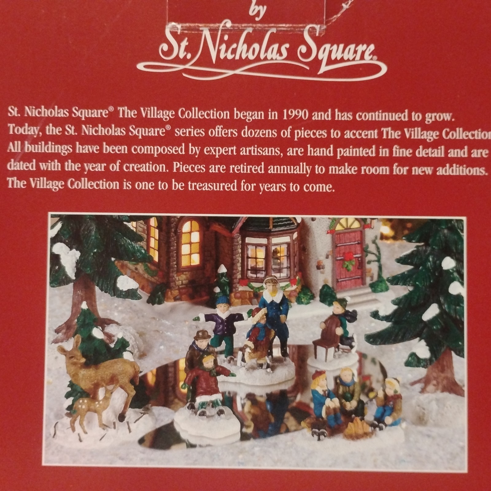 RARE St. Nicholas Square “Grandma’s House” 2003 Village Collection series w/box