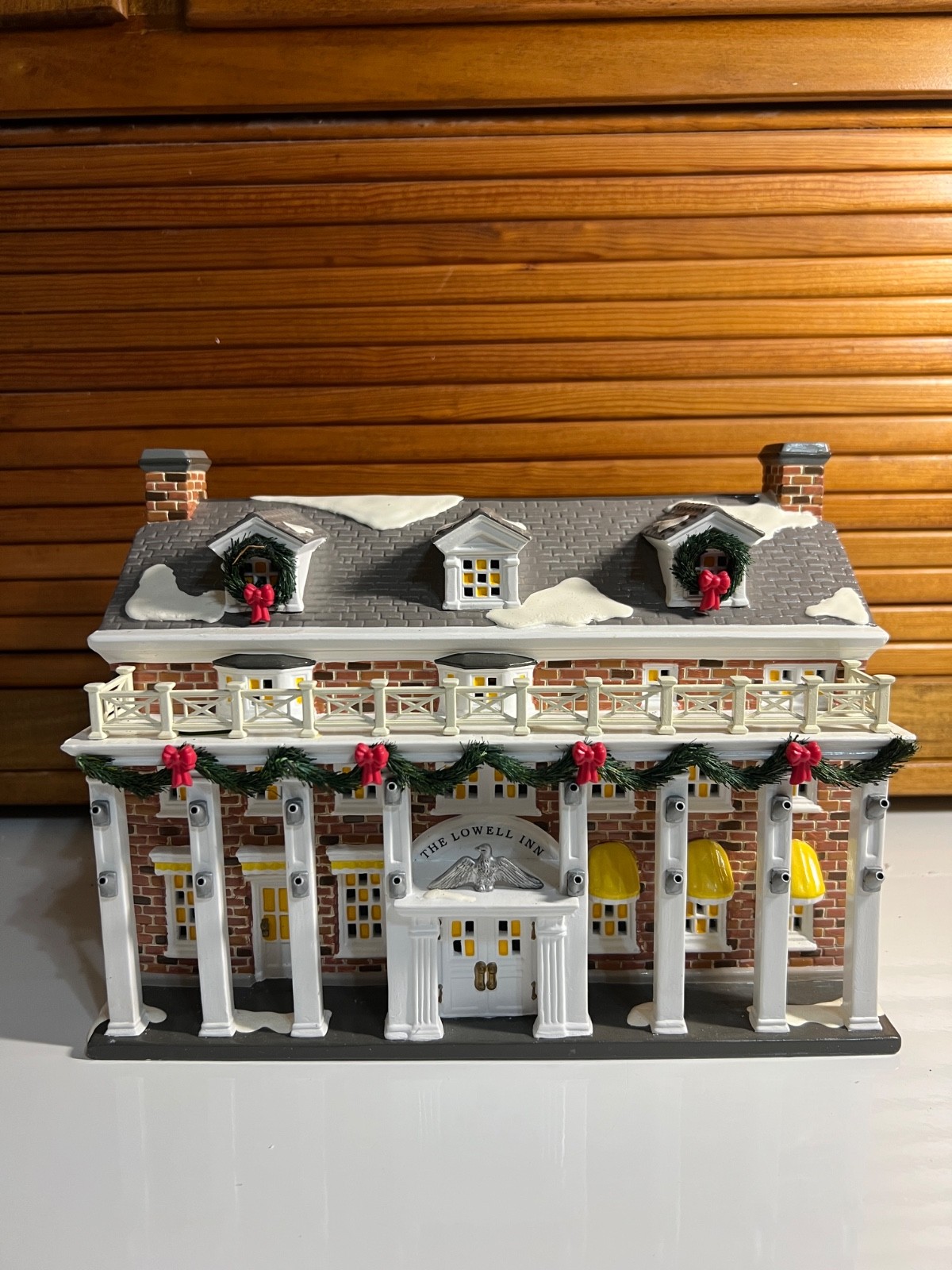 Dept 56 25th Anniversary Event signed Lowell Inn 55059 Snow Village