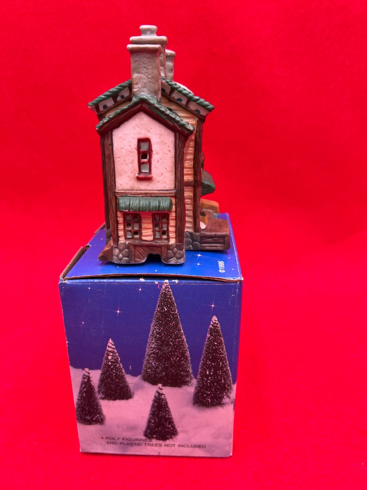 1995 CHRISTMAS HOME TOWN AMERICA COLLECTION PORCELAIN JOHN’S GENERAL STORE