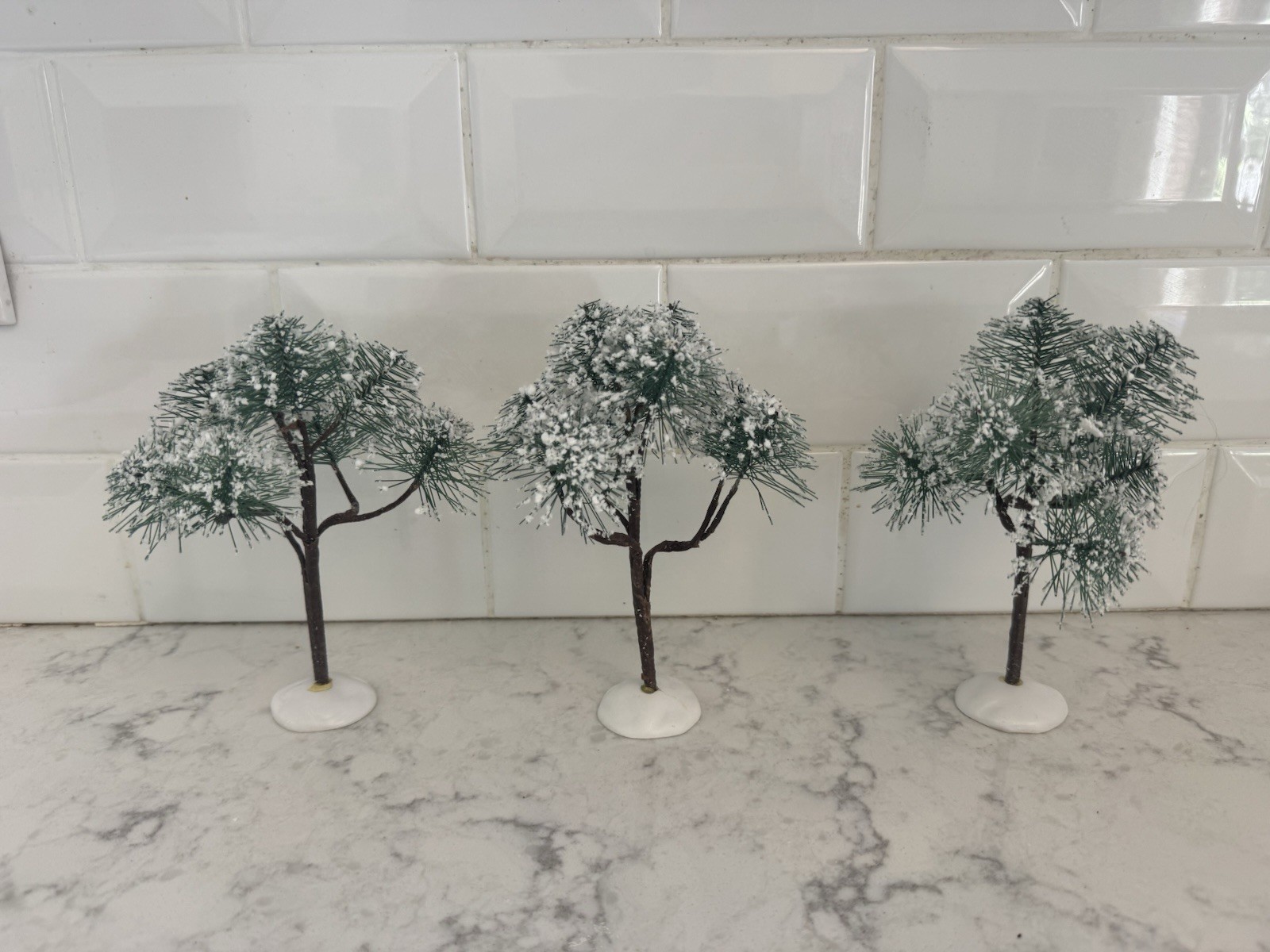 LEMAX Mountain Pine Trees (3). Medium. 6”. 74175