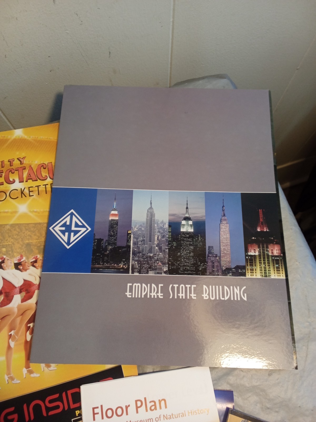 New York City Souvenirs Pamphlets Radio City Empire State Building Lot