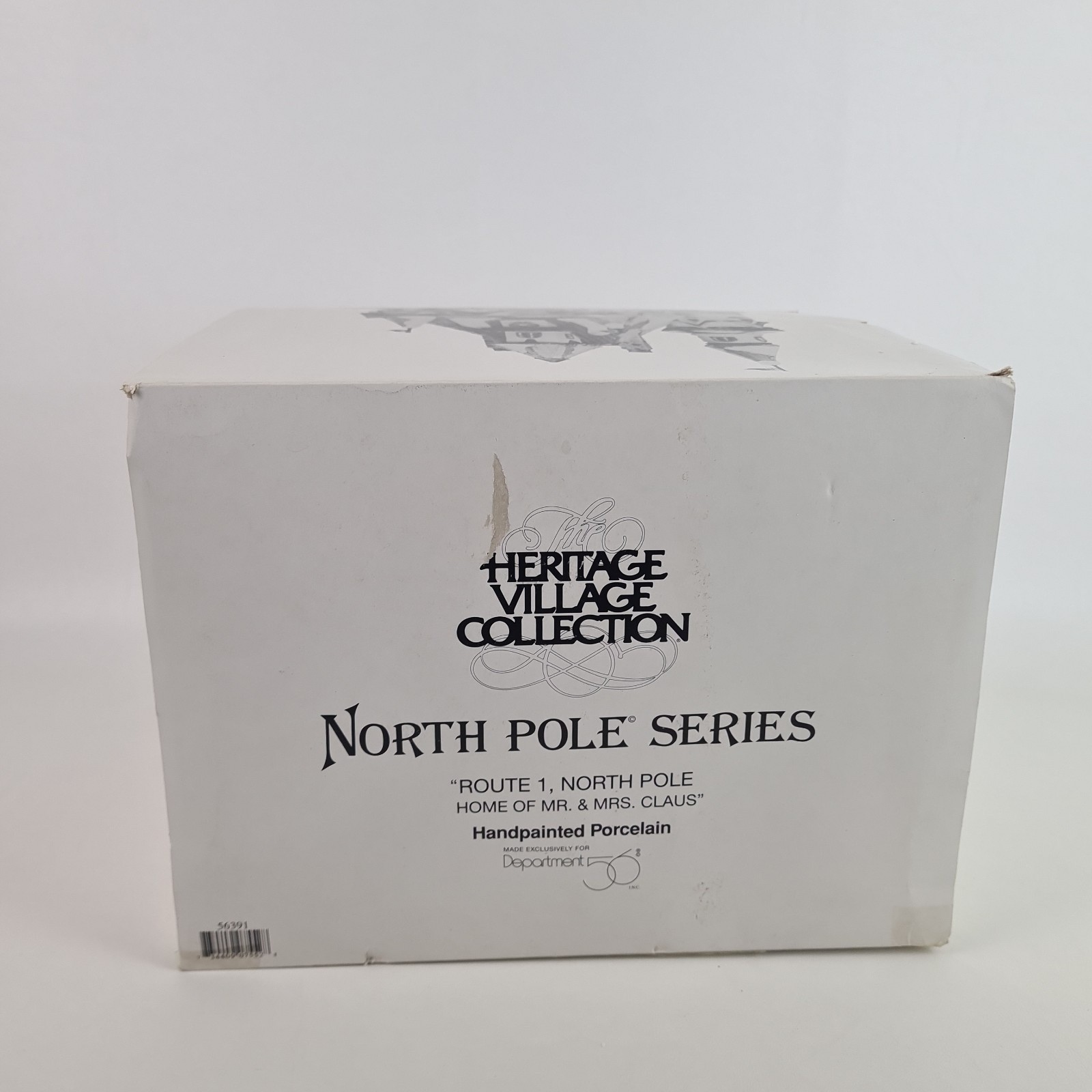 Department 56 “Route 1 North Pole Home Of Mr Claus” 56391 Porcelain Village