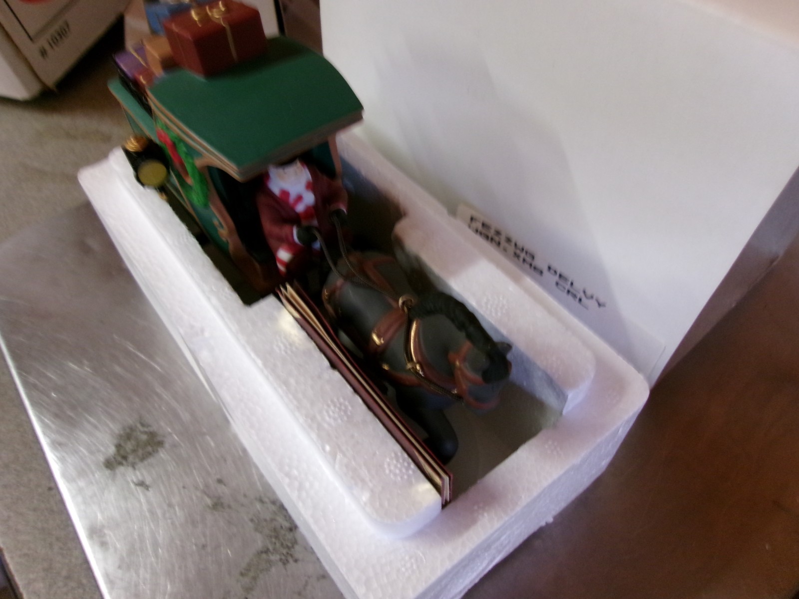 Department 56 Heritage Village The Fezziwig Delivery Wagon Accessory Figurine W