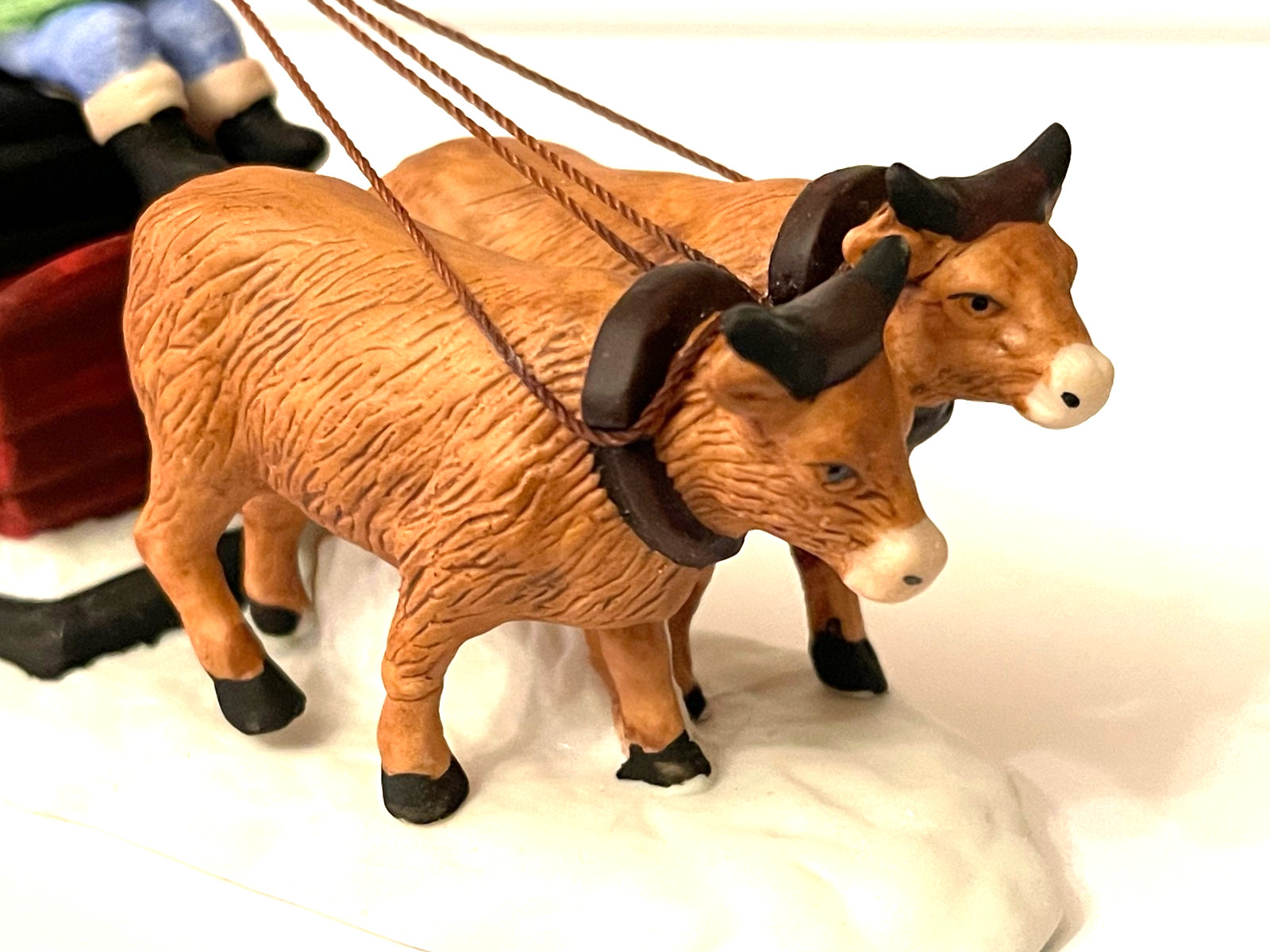 DEPT 56 ACCESSORY. “OX SLED.” HAULING THE FRESH CUT WOOD. BRAND NEW. NEVER USED