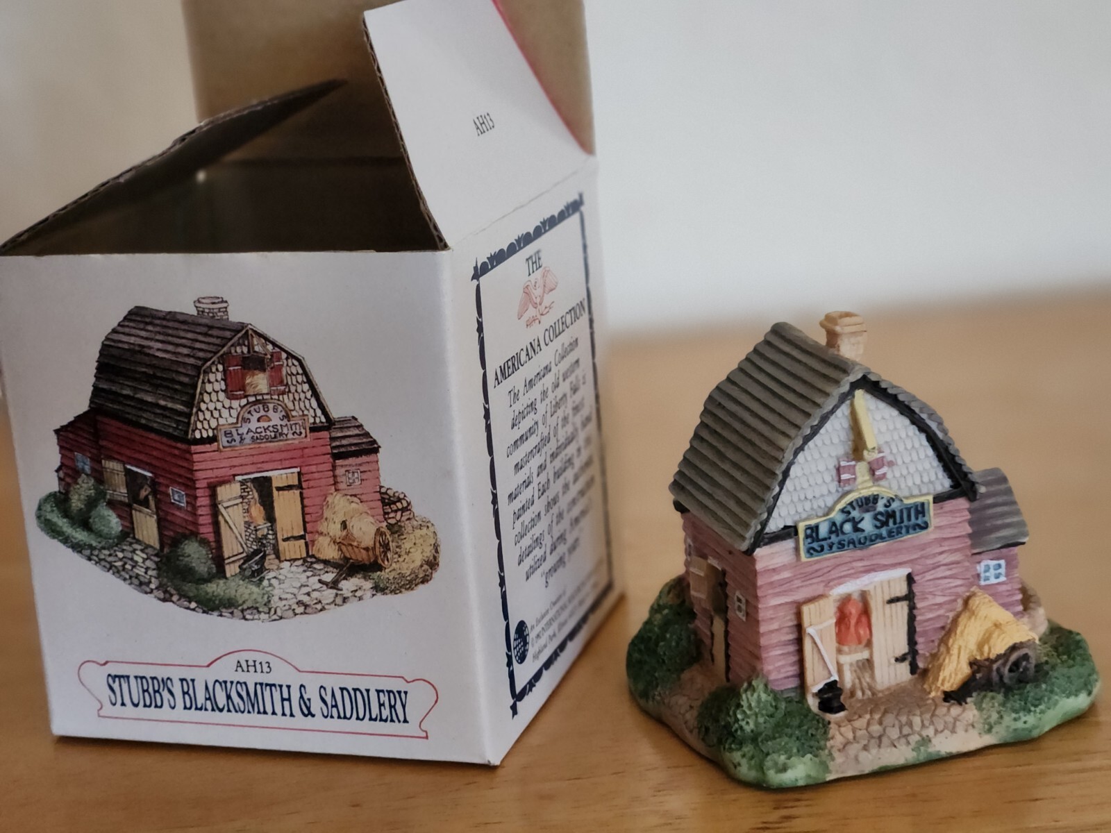 Christmas Village Americana Collection Miniature 1991, 1992 Lot Of 7
