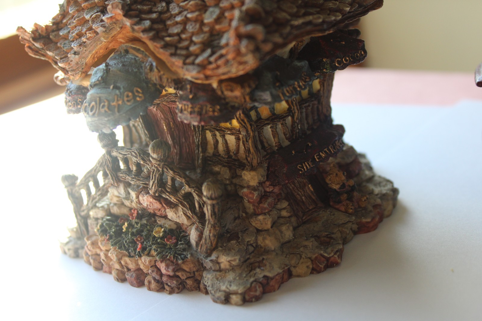 Boyds Bearly Built Villages Cocoas House Chocolate Village + Acc